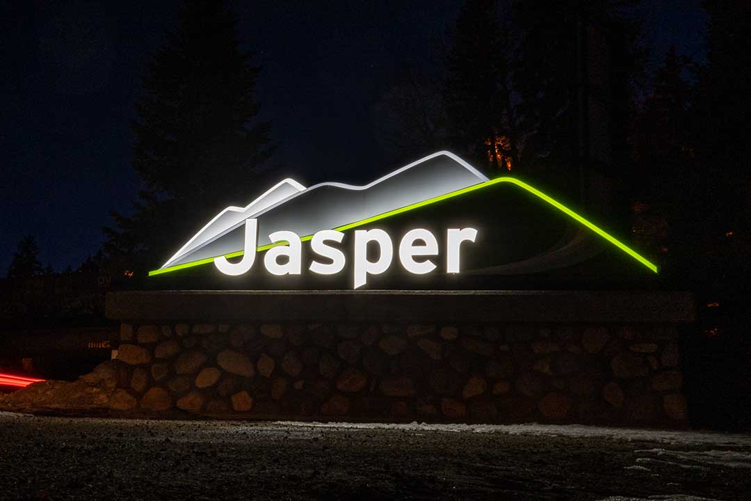 New Jasper Welcome sign 2021 later